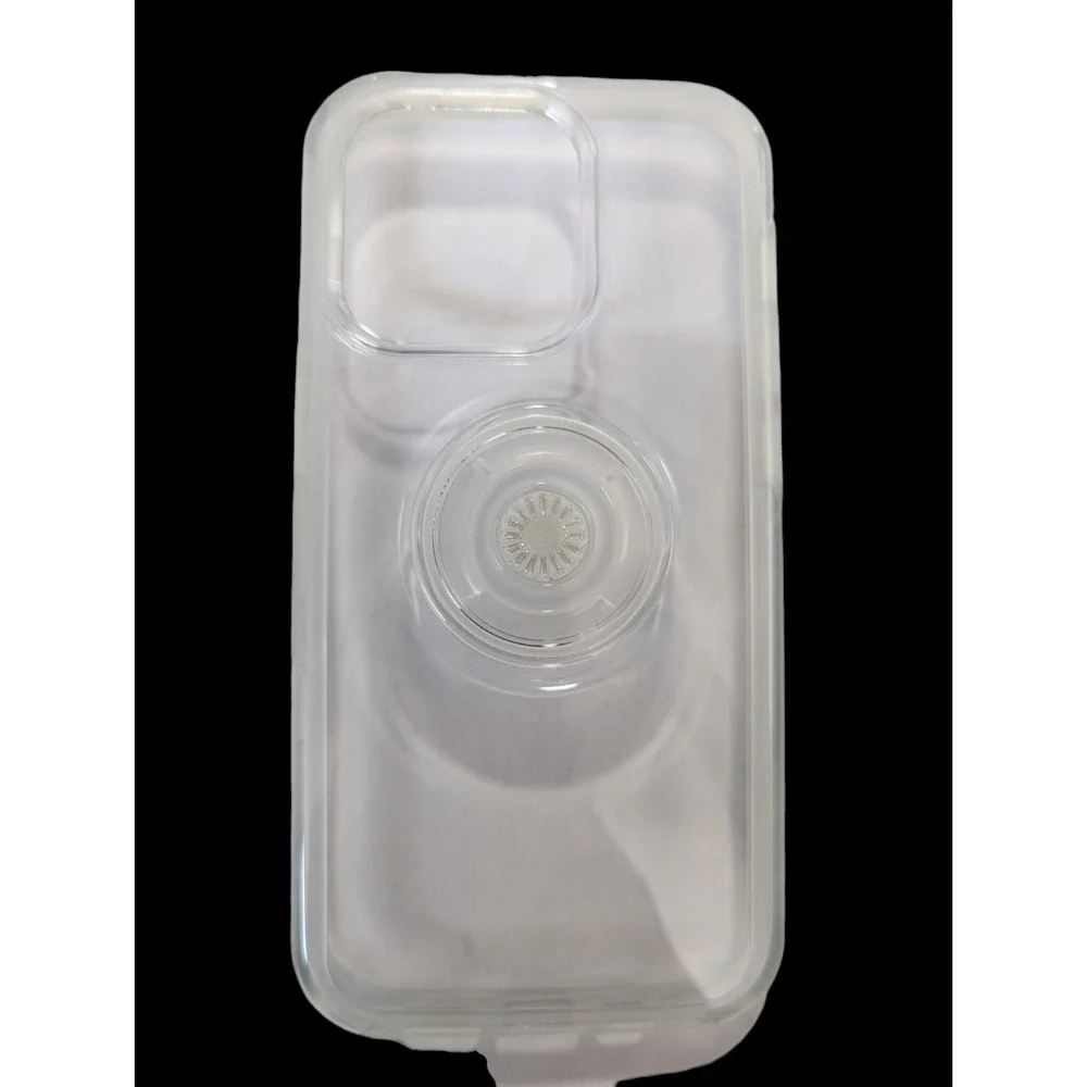 G1. Otterbox Otter+Pop Symmetry Series Case for Apple iPhone 14 Pro - CLEAR Used